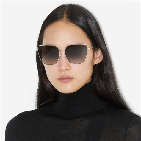 burberry cat eye buckle black sunglasses